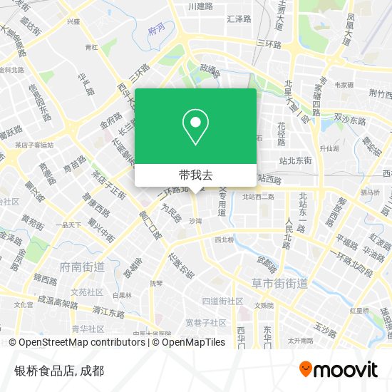 银桥食品店地图