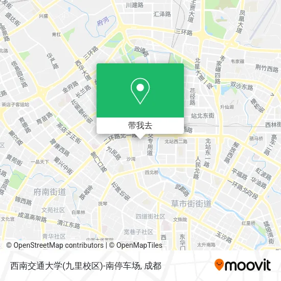 西南交通大学(九里校区)-南停车场地图