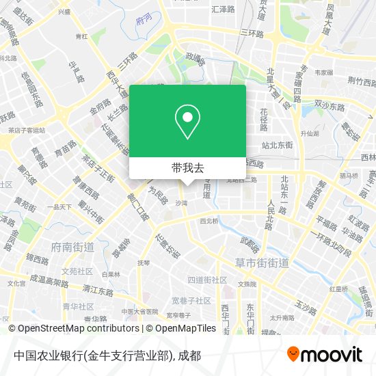 中国农业银行(金牛支行营业部)地图