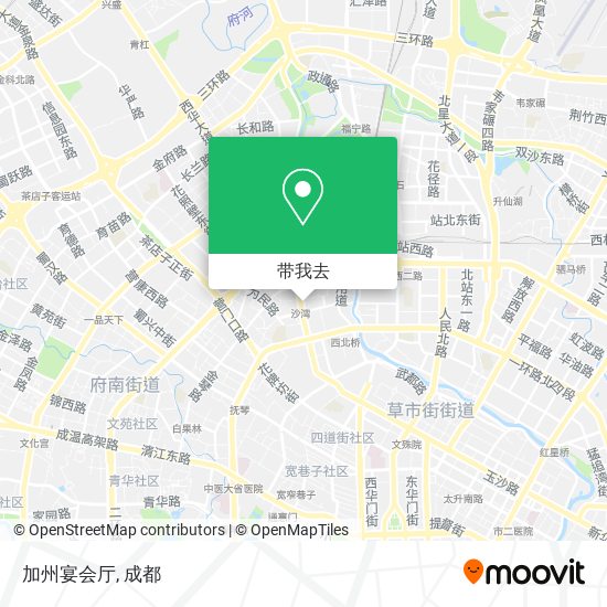 加州宴会厅地图