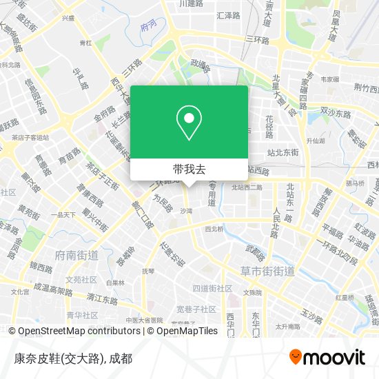 康奈皮鞋(交大路)地图