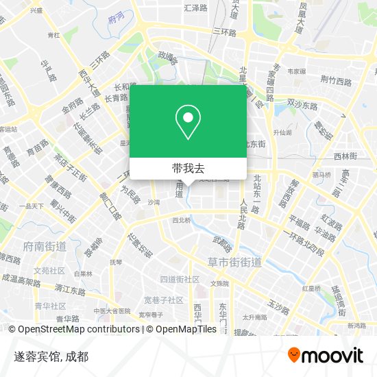 遂蓉宾馆地图