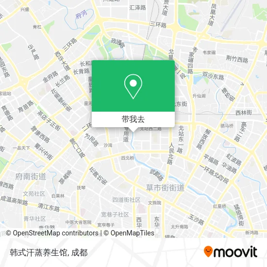 韩式汗蒸养生馆地图