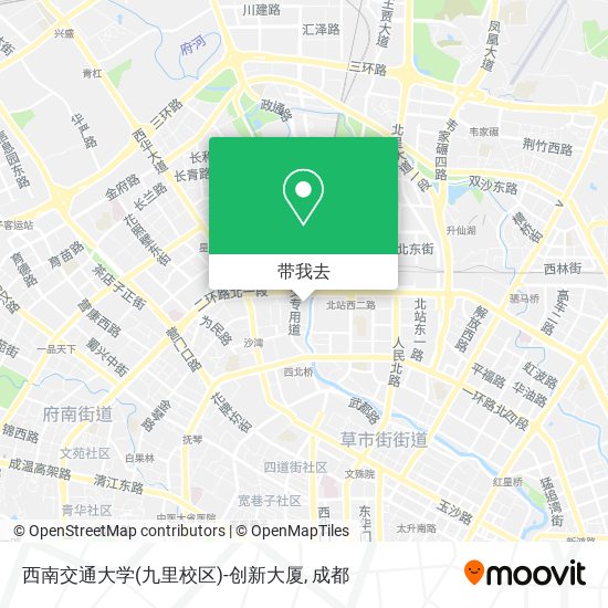 西南交通大学(九里校区)-创新大厦地图