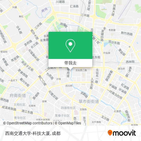 西南交通大学-科技大厦地图