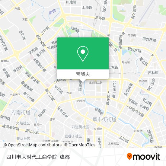 四川电大时代工商学院地图