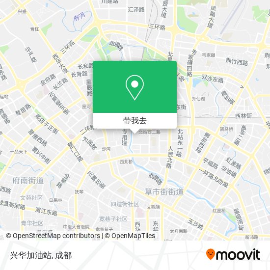 兴华加油站地图