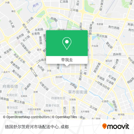 德国舒尔茨府河市场配送中心地图