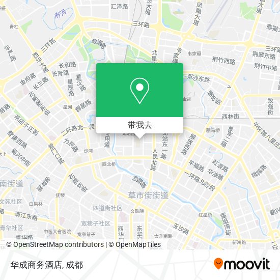华成商务酒店地图