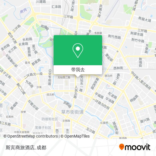 斯宾商旅酒店地图