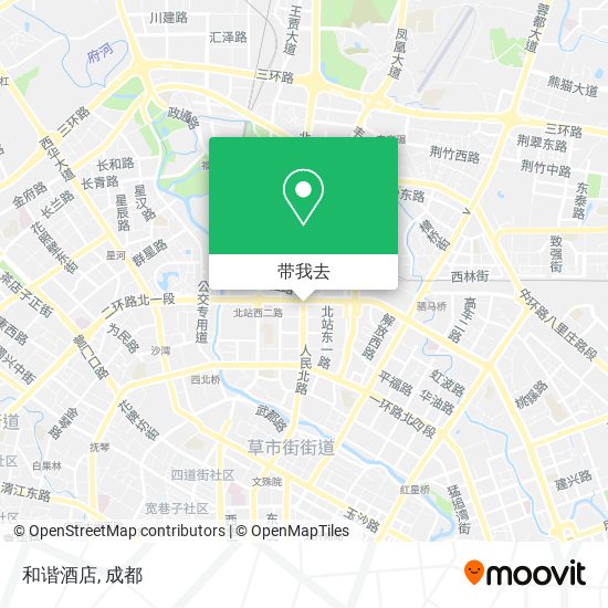 和谐酒店地图