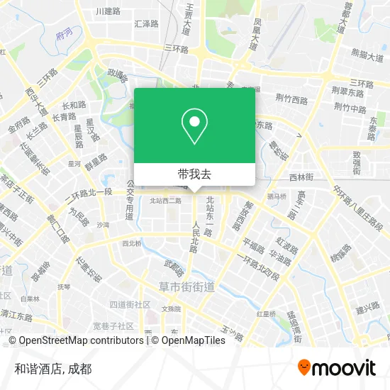 和谐酒店地图