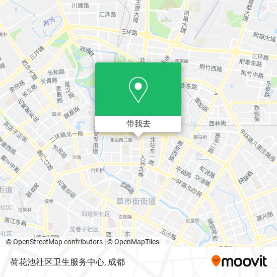 荷花池社区卫生服务中心地图