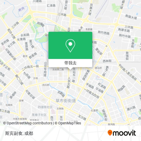 斯宾副食地图