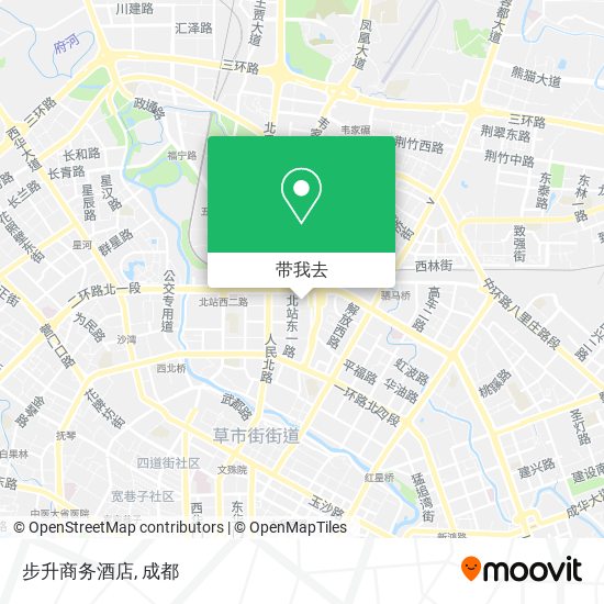 步升商务酒店地图