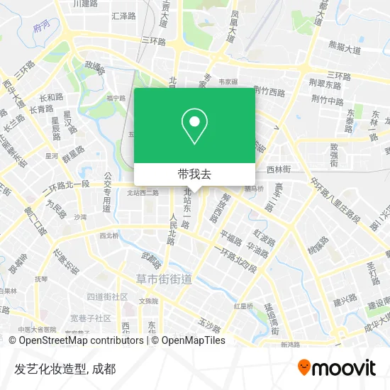 发艺化妆造型地图