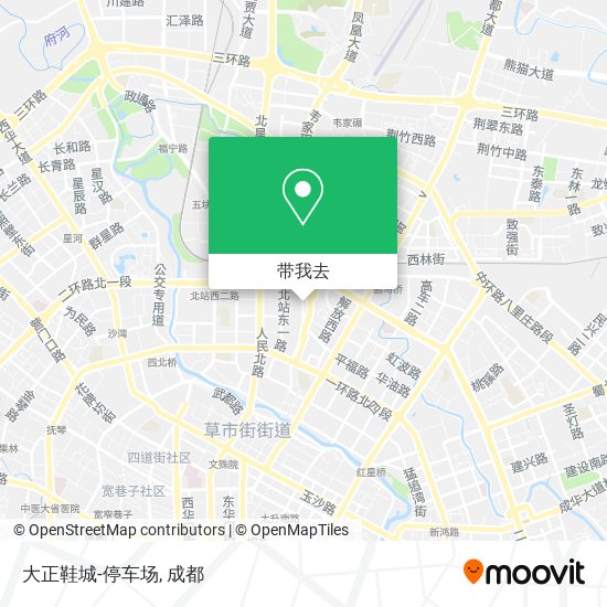 大正鞋城-停车场地图