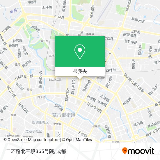 二环路北三段365号院地图