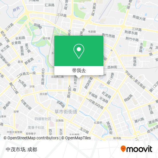 中茂市场地图