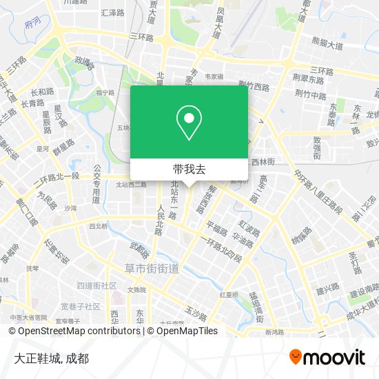 大正鞋城地图