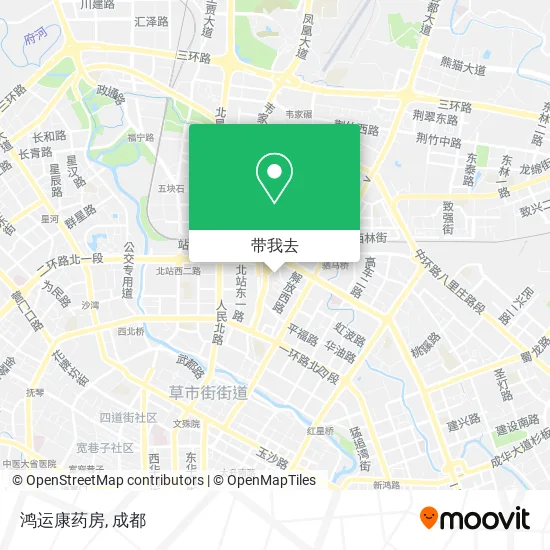 鸿运康药房地图