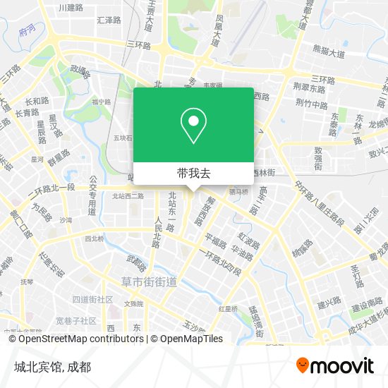 城北宾馆地图
