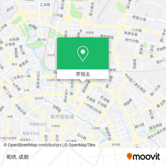 蜀绣地图