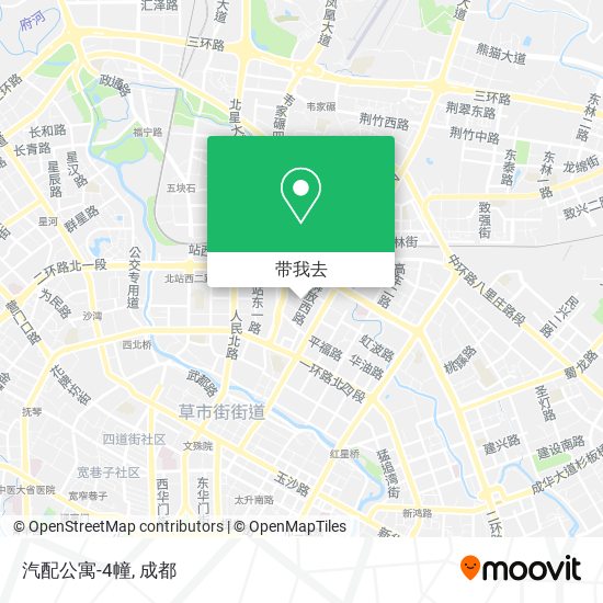 汽配公寓-4幢地图