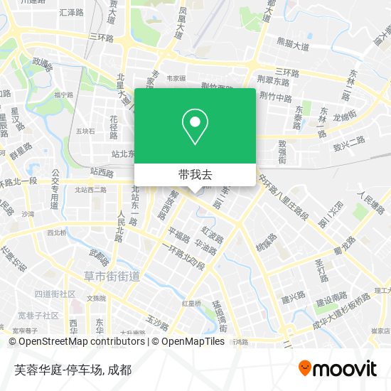 芙蓉华庭-停车场地图