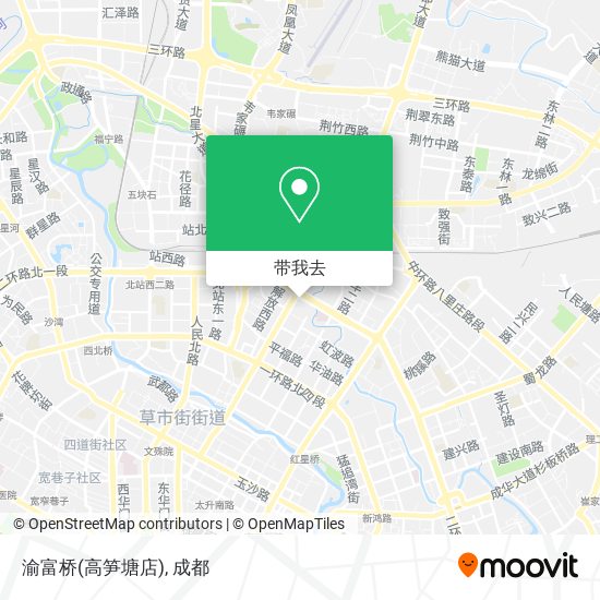 渝富桥(高笋塘店)地图