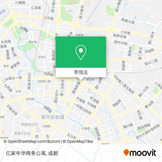 亿家年华商务公寓地图