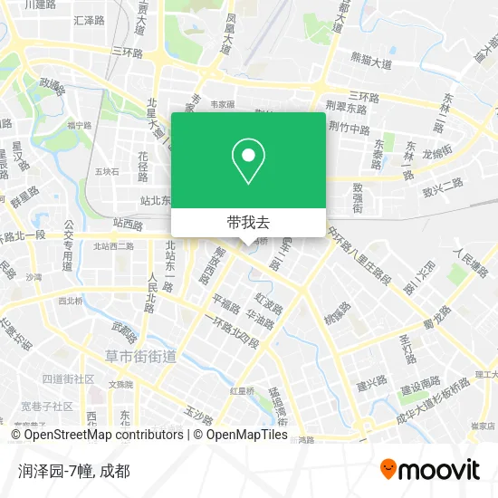 润泽园-7幢地图