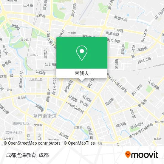 成都点津教育地图