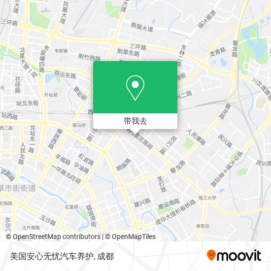 美国安心无忧汽车养护地图