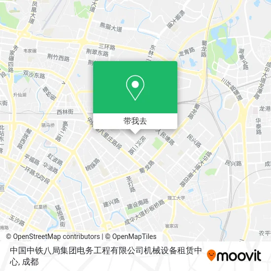 中国中铁八局集团电务工程有限公司机械设备租赁中心地图