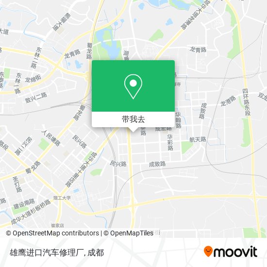雄鹰进口汽车修理厂地图