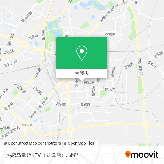 热恋岛量贩KTV（龙潭店）地图