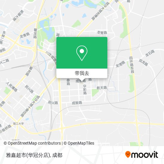 雅鑫超市(华冠分店)地图
