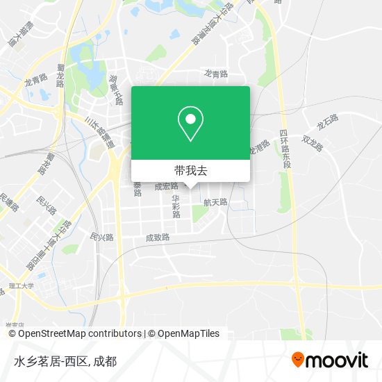水乡茗居-西区地图