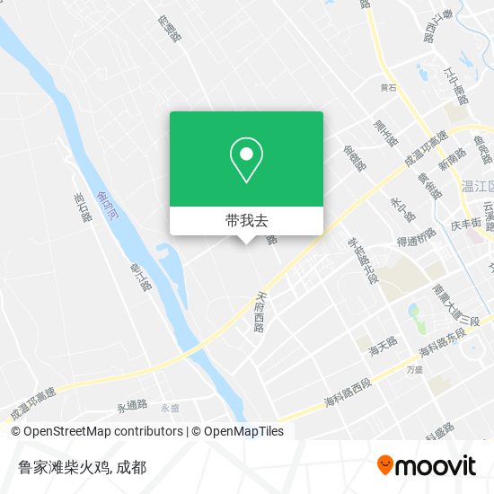 鲁家滩柴火鸡地图