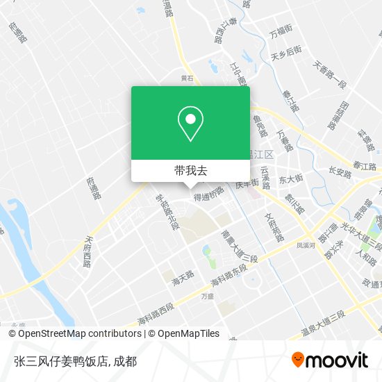 张三风仔姜鸭饭店地图