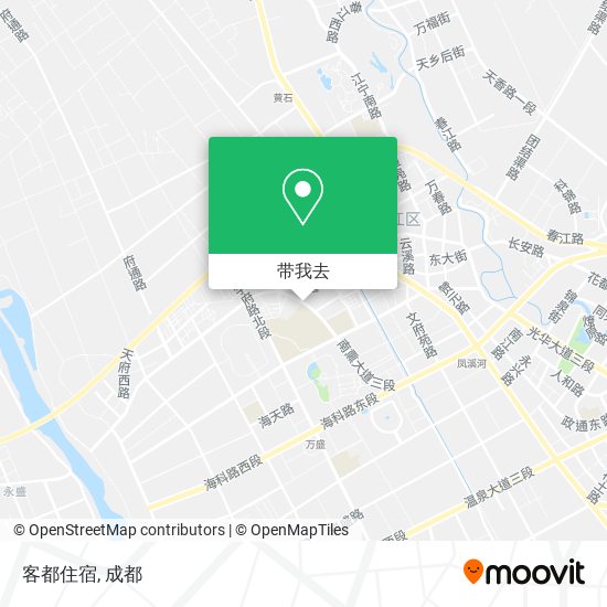 客都住宿地图