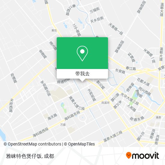 雅崃特色煲仔饭地图