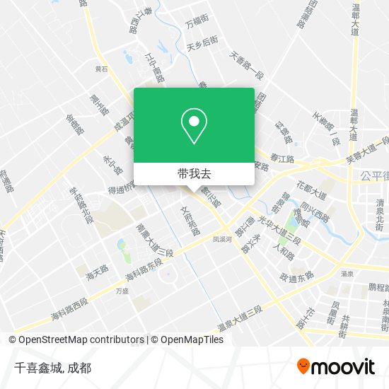 千喜鑫城地图