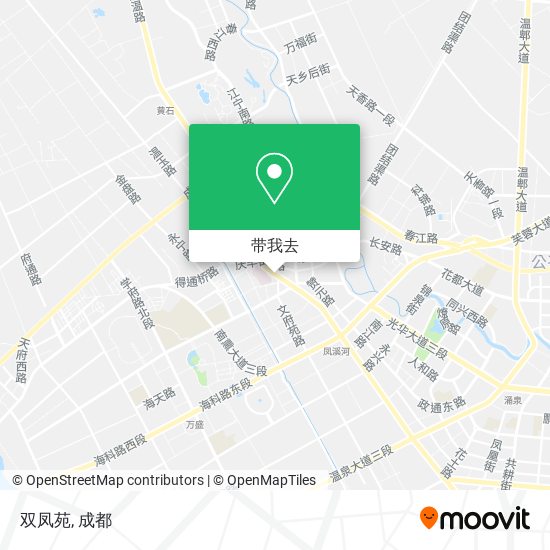 双凤苑地图