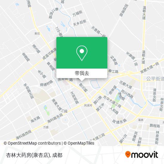 杏林大药房(康杏店)地图