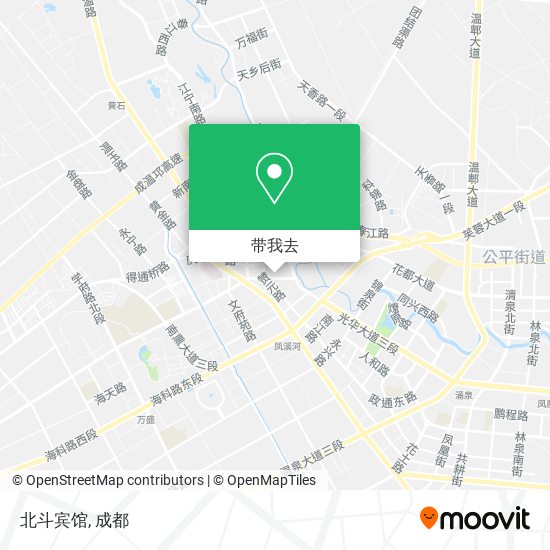 北斗宾馆地图