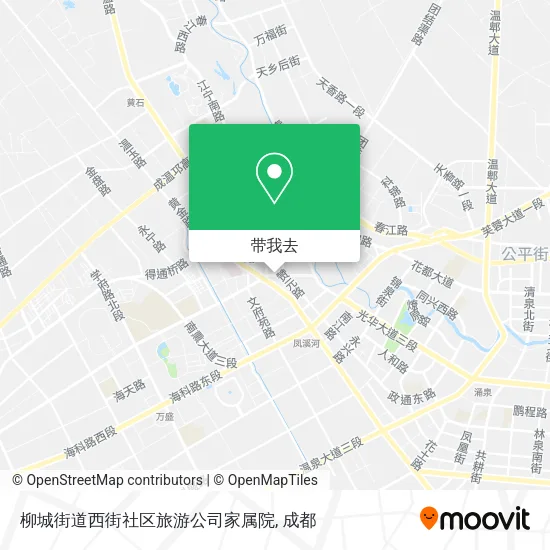 柳城街道西街社区旅游公司家属院地图
