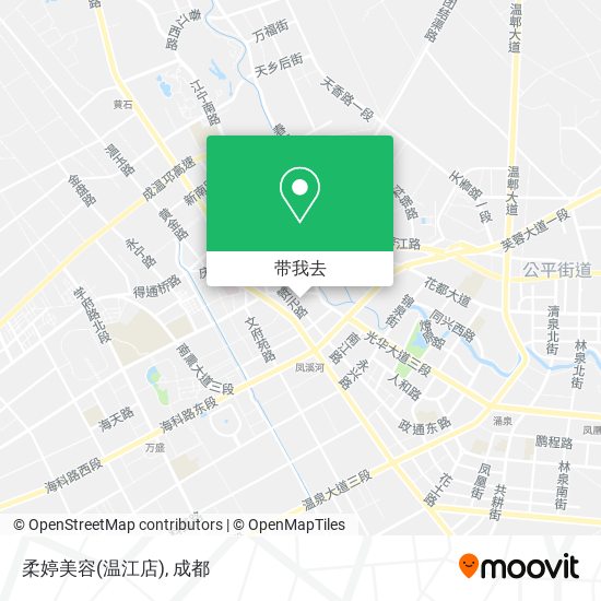 柔婷美容(温江店)地图