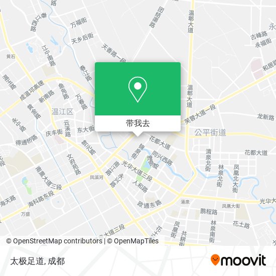 太极足道地图